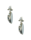 Aretes turcos Sueños del Bósforo de Plata 925, acentuados con bronce, con zirconia cúbica