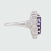 Anillo turco otomano Hürrem Sultan de Plata 950 y zirconia cúbica