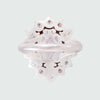 Anillo turco otomano Hürrem Sultan de Plata 950 y zirconia cúbica