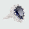 Anillo turco otomano Hürrem Sultan de Plata 950 y zirconia cúbica