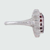 Anillo turco otomano Hürrem Sultan de Plata 950 y zirconia cúbica
