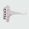 Anillo turco otomano Hürrem Sultan de Plata 950 y zirconia cúbica