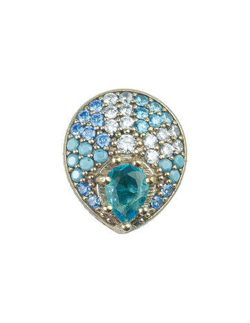 Anillo turco Sueños del Bósforo de Plata 925, acentuado con bronce, con zirconia cúbica