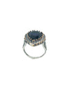 Anillo turco otomano Hürrem Sultan de Plata 925, acentuado con bronce, con zirconia cúbica